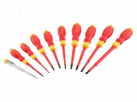 Screwdriver: insulated-set | insulated | 10pcs.