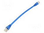 Patch cord | S/FTP | Cat 6a | RJ45 plug,both sides | stranded | Cu