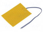 Module: heater mat | 110x77x0.115mm | Electr.connect: 250mm wires