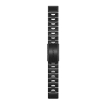 Strap Garmin  Garmin Ersatzarmband QuickFit 22mm Titan Anthrazitgrau Black