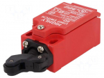 Limit switch | lever R 20mm, plastic roller &Oslash;12mm | NO + NC | 5A