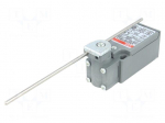Limit switch | adjustable plunger, max length 177,5mm | NO + NC