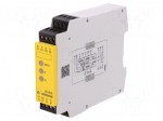 Module: safety relay | 24VAC | Contacts: NC + NO x2 | Mounting: DIN