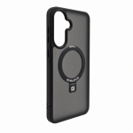 Back panel cover Evelatus Samsung Galaxy A57 Shield Case With MagSafe & Stand Matte Ring Black