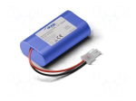 Re-battery: Li-Ion | 3200mAh | 7.2V | CP-01102010socket | 21x37x68mm