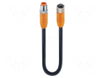 Cable: for sensors | M12 | PIN: 8 | 20m | plug | 30VDC | 30VAC | 2A | Cores: 8
