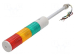Signaller: signalling column | LED | red/amber/green | Usup: 24VDC