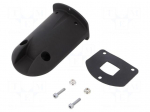Signallers accessories: wall mounting element | black | IP65