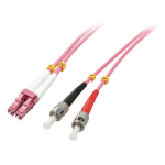 LINDY LWL-duplekskaabel LC/ST OM4 10m 50/125&micro;m multimood