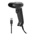 MANHATTAN 2D LED v&ouml;&ouml;tkoodilugeja 320mm 1,4m USB-kaabel Black