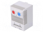 Sensor: thermostat | Contacts: NC + NO | 10A | 250VAC | IP20