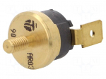 Sensor: thermostat | Output conf: SPST-NC | 90&deg;C | 16A | 250VAC | &plusmn;5&deg;C