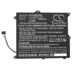 Replacement Battery for Panasonic 2-424866S2-B01, Toughbook CF-XZ6, Li-Polymer 3500mAh