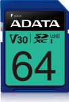 ADATA Premier Pro 64 GB SDXC, memory card (UHS-I (U3), Class 10, V30)
