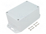 Enclosure: multipurpose | X: 80mm | Y: 120mm | Z: 60mm | ZP | ABS | gasket
