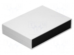 Enclosure: with panel | X: 245mm | Y: 175mm | Z: 50mm | ABS | light grey