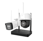 Wi-Fi komplekts IKS-2044BPH-PH/W 4MP f2.8mm bullet + PT dome + NVS 4-ch