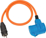 Brennenstuhl 1132910525 power extension 1.5 m 1 AC outlet(s) Outdoor Black, Blue, Orange