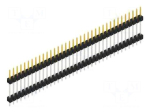 Connector: pin strips | pin header | male | PIN: 36 | THT | 3A | 250V | SL 5