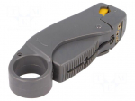 Stripping tool | Wire: coaxial | Kind: RG58,RG59,RG6