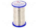 Silver plated copper wires | 0.7mm | 500g | 145m | -200&divide;800&deg;C
