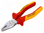 Pliers | insulated,universal | for voltage works | 160mm | 1kVAC