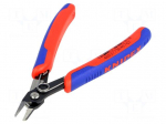Pliers | side,cutting,precision | with spring | Pliers len: 125mm