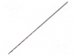 Drill bit | for metal | &Oslash;: 0.7mm | L: 42mm | HSS | Working part len: 21mm