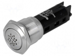 Signaller: sound | 80dB | Illumin: none | IP50 | &Oslash;19mm | 1&divide;10mm | 360mW