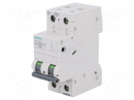 Circuit breaker | 400VAC | Inom: 16A | Poles: 2 | DIN | Charact: B | 6kA