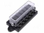 Fuse acces: fuse boxes | fuse: 19mm | 30A | screw | Body: black | UL94V-0