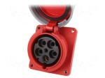 Connector: AC supply 3-phase | socket | female | 125A | 400VAC | IP67