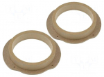 Spacer ring | MDF | 165mm | Ford | impregnated,varnished