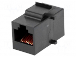 Coupler | Cat: 5e | Layout: 8p8c | RJ45 socket,both sides