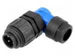 Connector: circular | plug | PIN: 4 | male | screw terminal | IP65,IP67