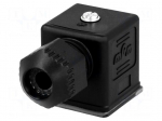 Connector: valve connector | plug | form A | 18mm | female | PIN: 4 | mPm
