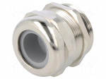 Cable gland | PG29 | IP68 | Mat: brass | Body plating: nickel