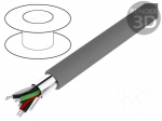 Wire | Alpha Essential C&C | 3x2x24AWG | Al-PET foil | PVC | dark grey
