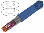Wire | JE-LiYCY | 20x2x0,5mm2 | Al foil,tinned copper braid | PVC