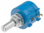 Potentiometer: shaft | multiturn | 5k&Omega; | 2W | &plusmn;5% | 6.35mm | linear | IP40