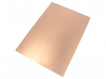 Laminate | FR4 | 0.6mm | L: 297mm | W: 210mm | Coating: copper