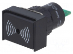 Signaller: sound | 75dB | Illumin: none | IP40 | &Oslash;16mm | max.6mm | plastic
