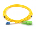 SC/APC-LC/UPC patch cord/ duplex/ SM/ 2m