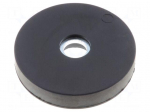Magnet: permanent | neodymium | H: 6mm | 75N | &Oslash;: 31mm | Enclos.mat: steel