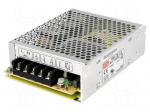 Power supply: switched-mode | modular | 72W | 12VDC | 129x97x38mm | 6A