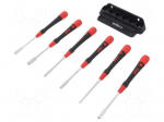 Kit: screwdrivers | Pcs: 6 | precision | hex socket