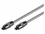 Cable | Toslink plug,both sides | 10m | &Oslash;cable: 6mm
