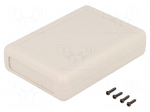 Enclosure: multipurpose | X: 75mm | Y: 105mm | Z: 26mm | ABS | grey