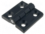 Hinge | Width: 60mm | technopolymer PA | black | H: 60mm
