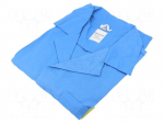 ESD,unisex | blue | XL | 100k&Omega;&divide;10M&Omega; | cotton,polyester,carbon fiber